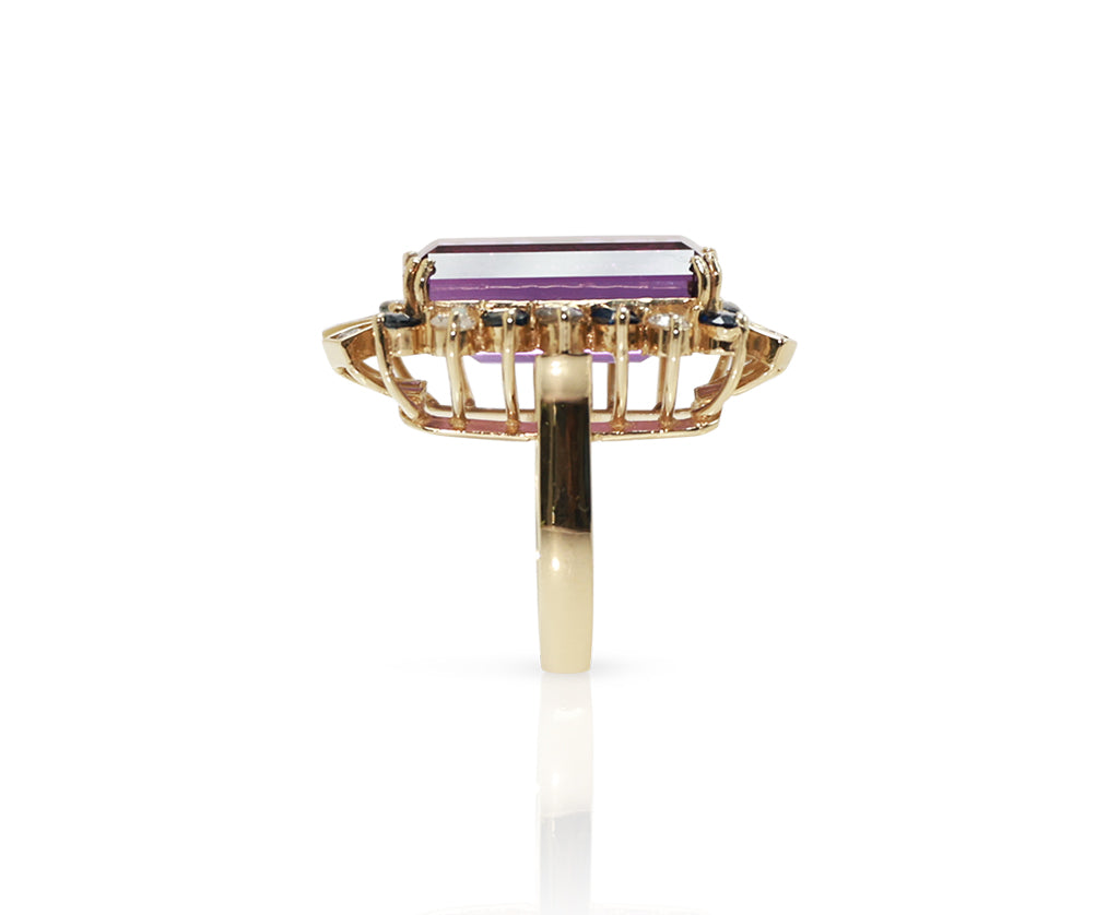 14K Brazilian Amethyst Ring