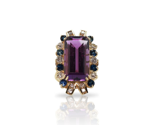 14K Brazilian Amethyst Ring